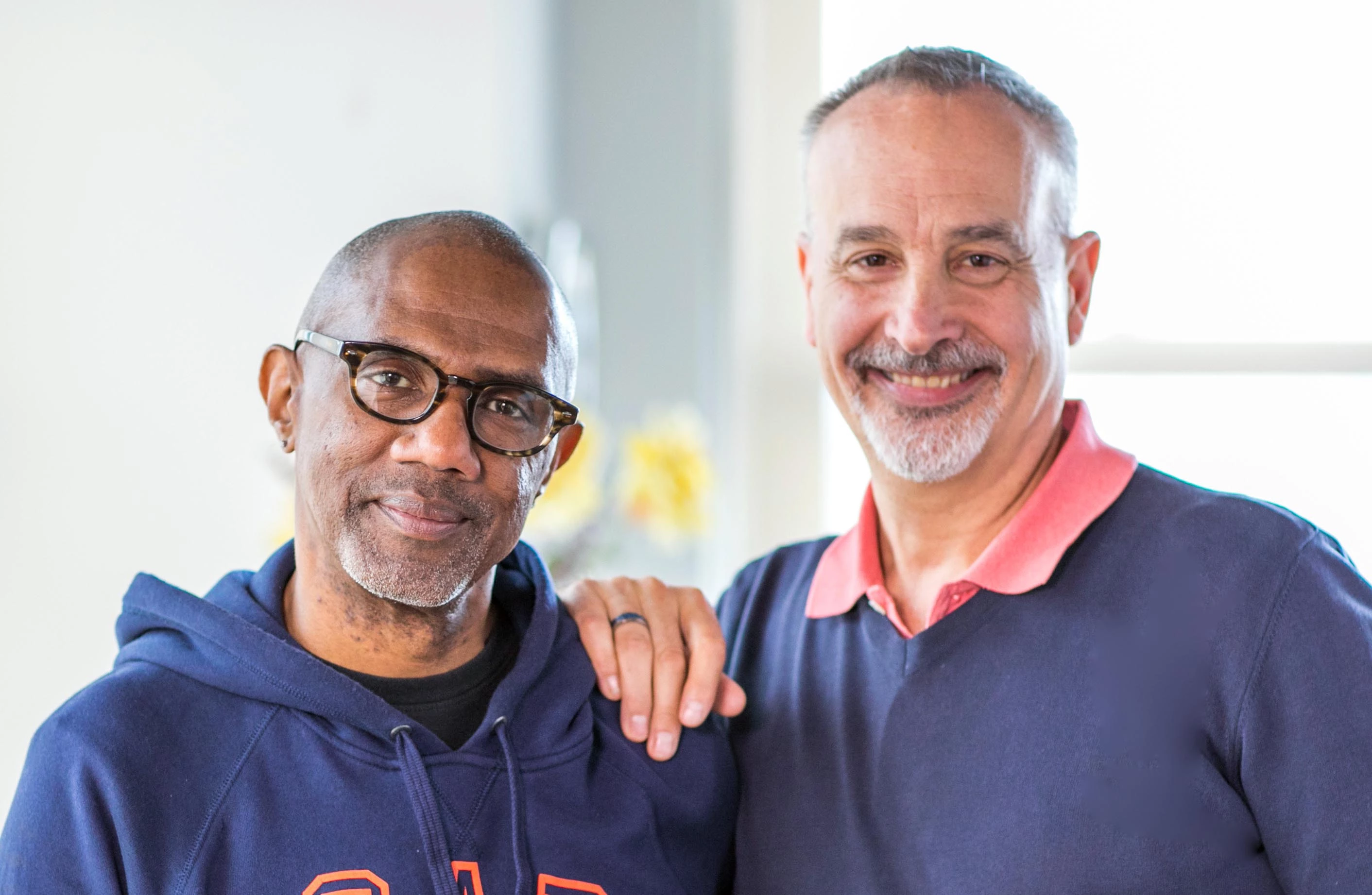 Ronald with social worker, Bill Goeren