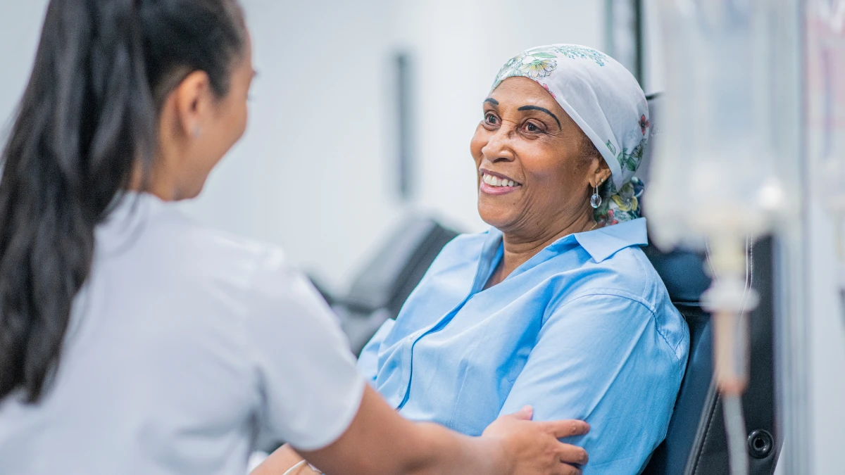 Patient in hospital setting
