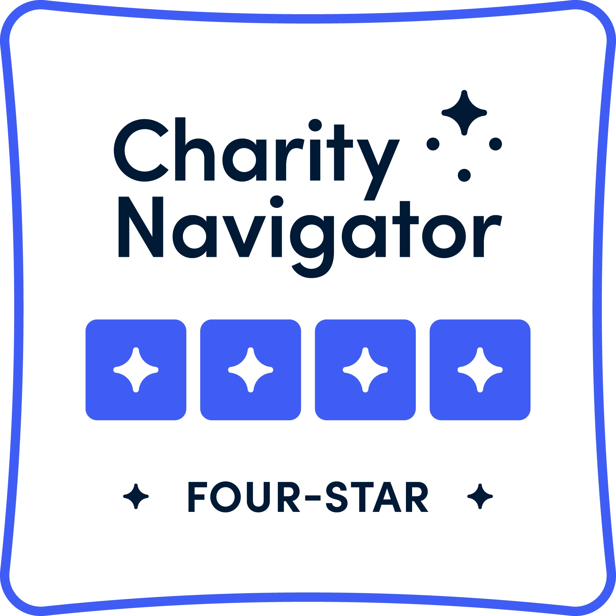 Charity Navigator Four Star Rating Badge